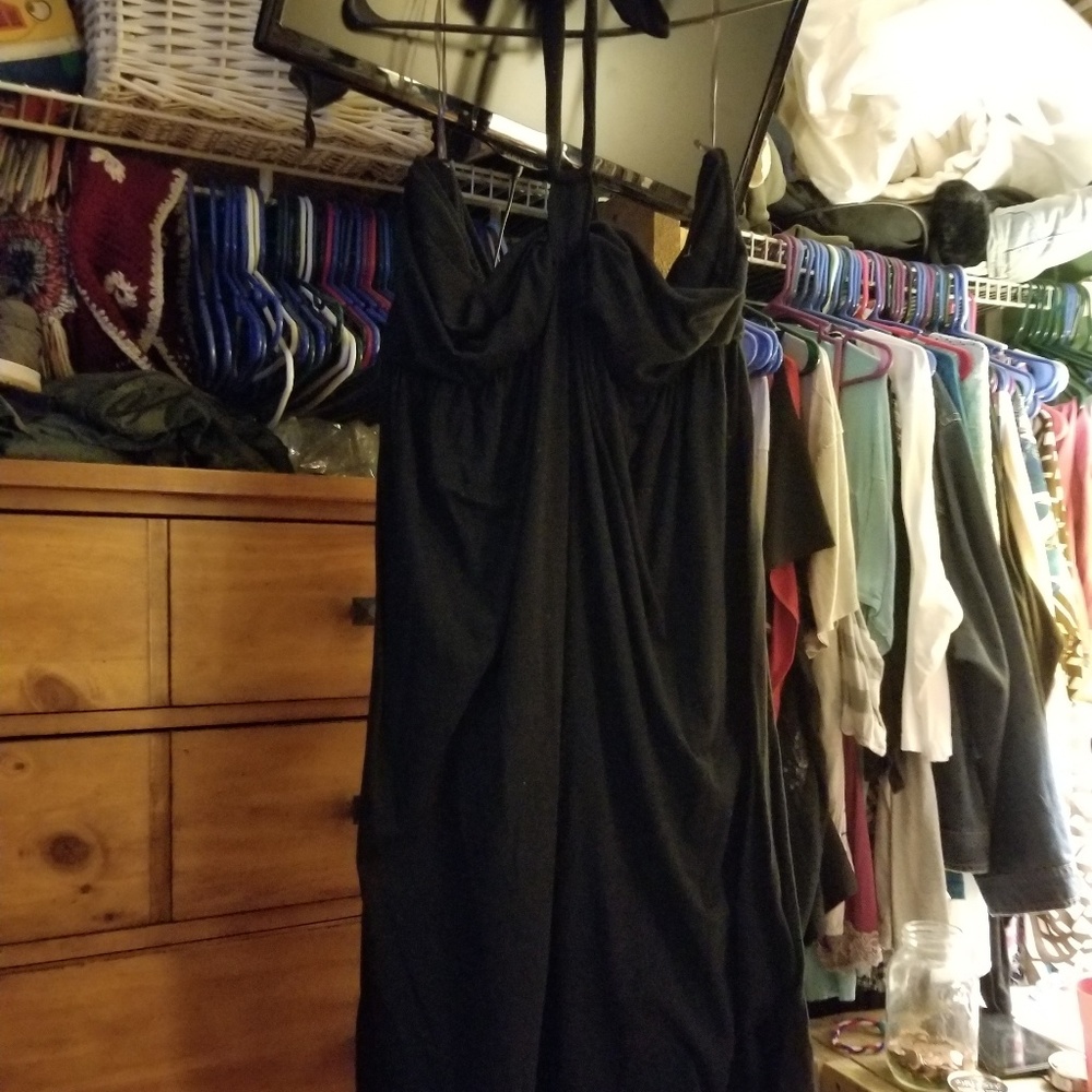 Halter maxi dress